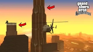 GTA San Andreas - Jumping off the Biggest Tower (1000+ Meters)