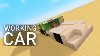 How to make a working car in minecraft