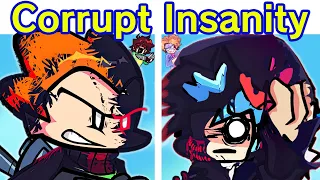 Friday Night Funkin' CORRUPTION INSANITY DEMO | Pico & Darnell vs Evil BF/GF/Senpai/Nene (FNF Mod)