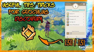 Genshin Impact - Useful Tips/Tricks on Geoculus Discovery 130/131 OuO