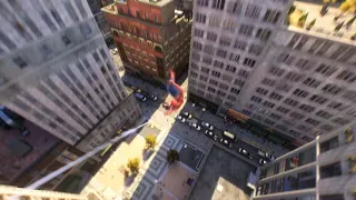 Marvel's Spider-Man 2: Web Swinging in Sam Raimi's Suit | No Web Wing or Abilities | No Swing Assist