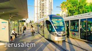 GOOD MORNING JERUSALEM. A walk along the tram tracks to Mount Herzl.