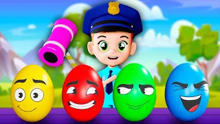 Surprise Eggs Kids Songs | Kids Songs and Nursery Rhymes | Lights Kids 3D