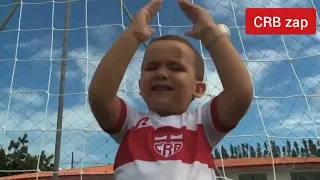 Pequeno Cauã, vai ao CT do CRB conhecer seu ídolo.#crb #futebol2024 #brasileirão #alagoano