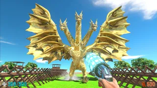 King Ghidorah vs FPS Avatar - Animal Revolt Battle Simulator