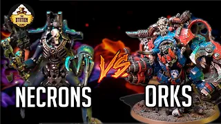 Necrons vs Orks I Battlereport | 2000pts I Warhammer 40000