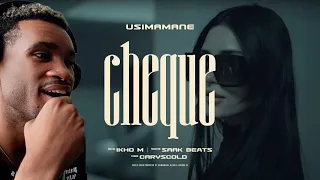 Mansa reacts to Usimamane - Cheque (Official Music Video)