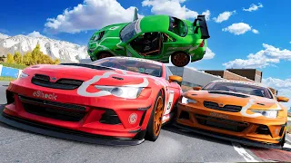 Destroying EXPENSIVE Cars in an Epic Race in BeamNG Drive Mods!