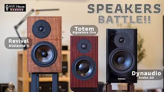 Speaker Battle!! Totem, Dynaudio, Revival