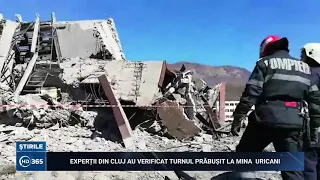 Experții din Cluj au verificat turnul prăbușit la mina  Uricani