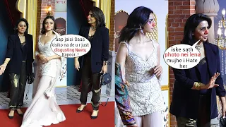 Alia Bhatt's shocking Fights with Neetu Kapoor infront of media at screening of  Heeramandi