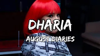 DHARIA - August Diaries (Lyrics) (Karaoke)