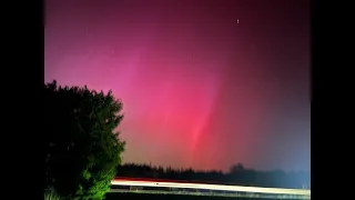 Teil 2 Mega Polarlichter über Bayern und weite Teile Deutschlands #Polarlichter #nightsky