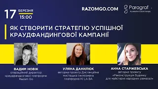 Як створити стратегію успішної краудфандинговоі кампанії