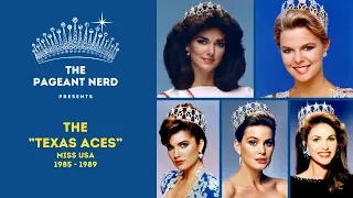 The “Texas Aces” (Miss USA 1985-1989) TPN#13