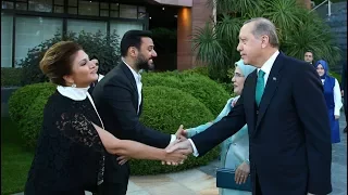 Cumhurbaşkanı Erdoğan sporcu ve sanatçılara iftar verdi