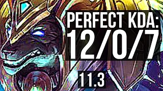 NASUS vs FIORA (TOP) | 12/0/7, Legendary, 300+ games | NA Diamond | v11.3