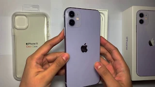 ♡ iPhone 11 purple unboxing ♡