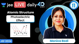 Atomic Structure L7 | Photoelectric Effect -2 | #jee2024 #jee2025 #jeechemistry #monicabedi