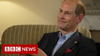 Prince Edward congratulates Harry and Meghan on new baby - BBC News