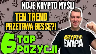 KRYPTOWALUTY - Mocny trend który przetrwa bessę? Moje 6 TOP pozycji pod hossę!