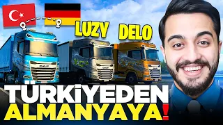 EKİPLE ETS 2'YE BAŞLAYIP TÜRKİYE'DEN ALMANYA'YA MAL GÖTÜRDÜK! Euro Truck Simulator 2