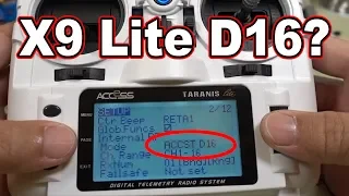 Taranis X9 Lite ACCST D16 Firmware Upgrade 🎓