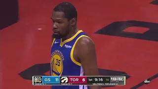 Kevin Durant All Game Actions 2019 NBA Finals Game 5 Warriors vs Raptors Highlights