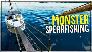 Hunting Monster Swordfish With A Spear - Commercial Fishing Simulator - Fishing North Atlantic