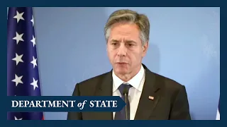 Secretary Blinken holds a press availability in Tel Aviv, Israel