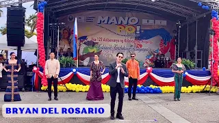 Bryan del Rosario Singing - Philippine Independence Day 2023 in Barcelona, Spain