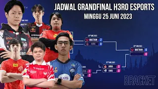 JADWAL GRANDFINAL H3RO ESPORTS 4.0 | BESOK MINGGU 25 JUNI 2023