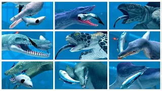 ALL REEF AQUATICS FEEDING ANIMATIONS (JURASSIC WORLD)