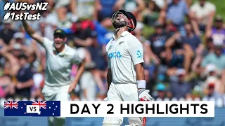 Australia vs New Zealand 1st Test Day 2 Full Match Highlights | AUS vs NZ 1st Test Full Highlights