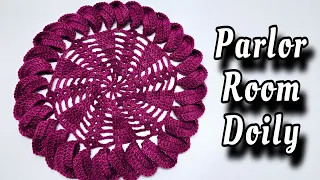 How To Crochet An Easy Doily Tutorial - Parlor Room Doily