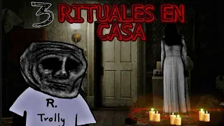 3 RITUALES  QUE PUEDES HACER EN CASA 🕯PERO IGUALMENTE NO DEBERIAS💀..By: Relatos con trolly.