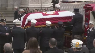 Thousands Show Up To Pay Respect To Firefighter Davidson