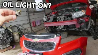 OIL PRESSURE LIGHT ON CHEVROLET CRUZE CHEVY SONIC