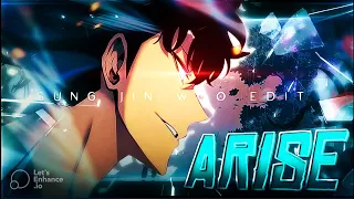 GANGSTA'S PARADISE - SOLO LEVELING "ARISE" [AMV/EDIT] 4K !