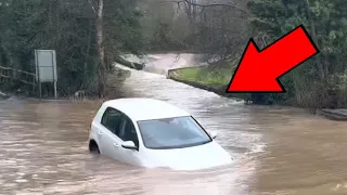 Worcestershire FLOOD || Vehicles vs DEEP water compilation || 1