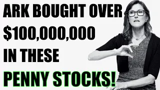 ARK INVEST BUYING HUGE AMOUNTS OF THESE PENNY STOCKS!  SHOULD YOU?