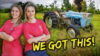 We rescued his daddy's farm tractor! First drive in 18 years!