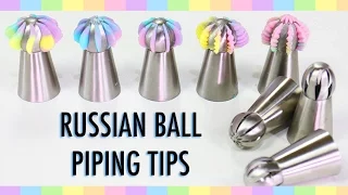 RUSSIAN PIPING TIPS - What are RUSSIAN BALL TIPS & What do they do? - YouTube