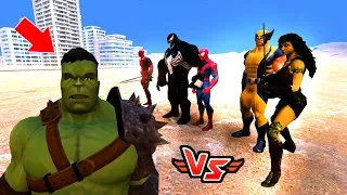 HULK VS SÜPER KAHRAMANLAR 😱 - Ultimate Epic Battle Simulator