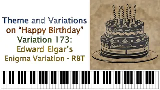 Happy Birthday! Theme and Variations for Solo Piano Variation 173 (WITH FREE SHEET MUSIC)