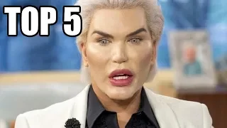 TOP 5 - Lidí, kteří prošli plastickou operací, aby vypadali jako celebrity