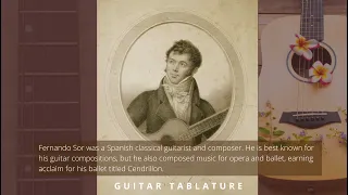 Guitar TAB - Fernando Sor : Easter Hymn | Tutorial Sheet Lesson #iMn