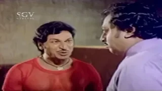 Dr Rajkumar came to Vajramuni and Tiger Prabhakar Adda | Superhit Scenes of Kannada Movies