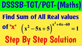 Dsssb Tgt Pgt maths | Important Questions