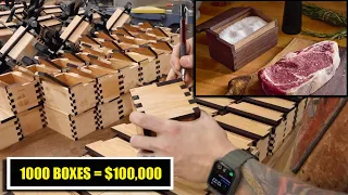 $100,000 Lazer Project / How to Make 1000 Boxes